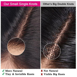 5×5 Skinlike Transparent Lace Closure Body Wave 100% Vietnamese Remy Human Hair Natural Color Deep parting