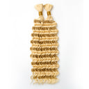 NEWMISS 18-Inch Deep Wave Bulk Human Hair for Braiding – 100g
