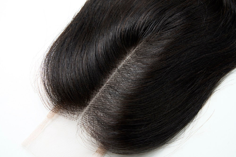 Newmiss Deep Wave Hair 2x6 Lace Closure With Baby Vietnamese human Hair.
