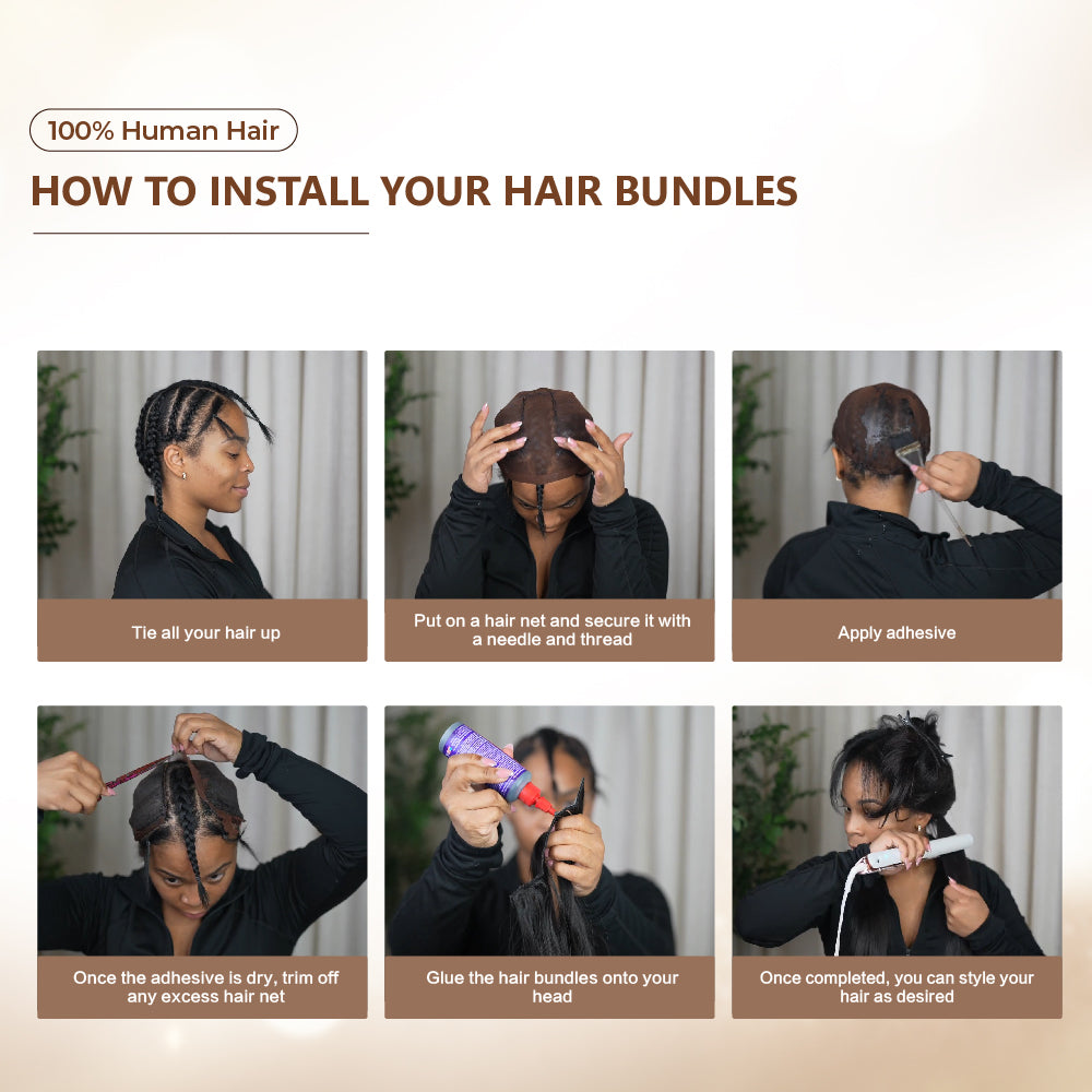 newmisshuman hair straight bundles