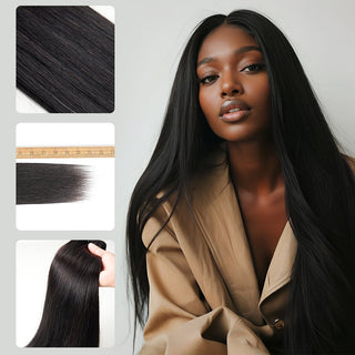 NEWMISS 15A Grade Vietnamese Straight Hair 3 Bundles Value Pack - Raw Virgin Human Hair Bundles