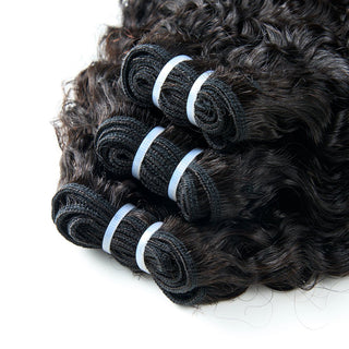 NEWMISS 15A Grade Raw Virgin Burmese Curl Human Hair - 3 Bundles Deal
