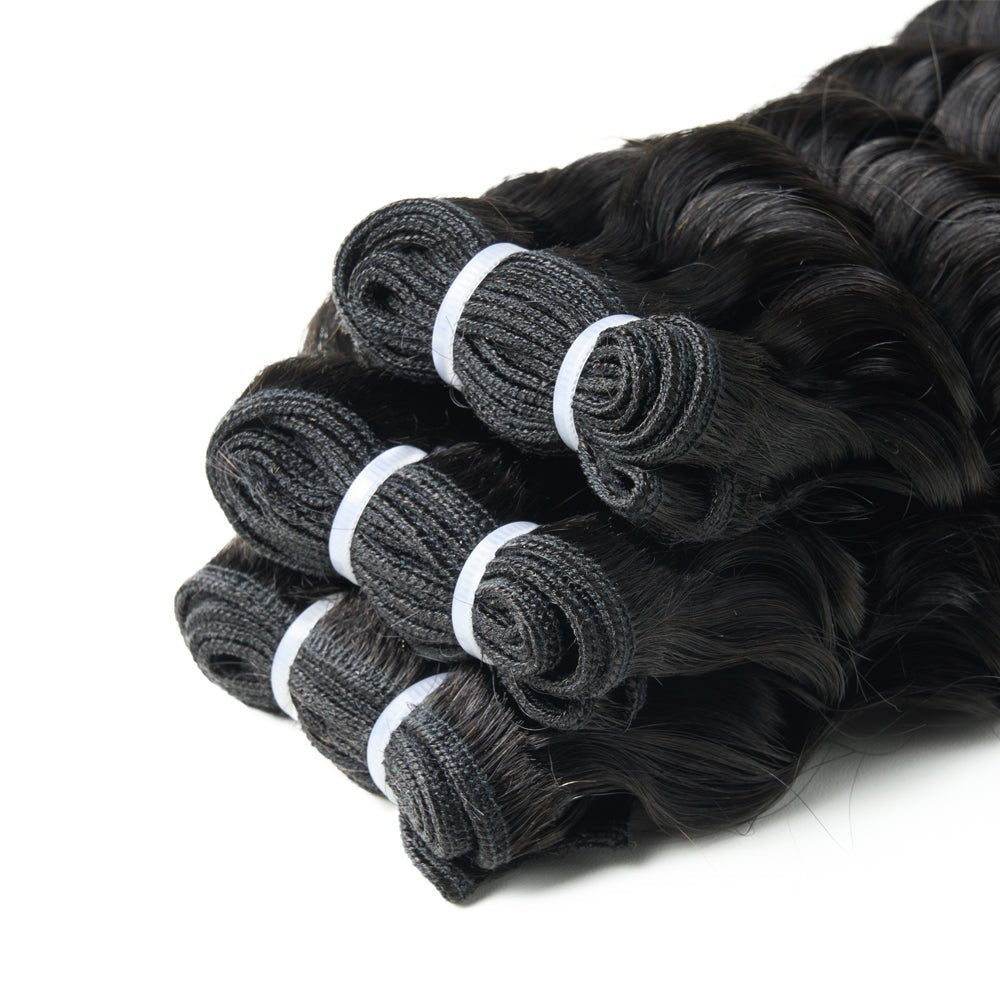 NEWMISS 15A Grade Raw Virgin Burmese Deep Wave Human Hair - 3 Bundles Deal - newmiss hair