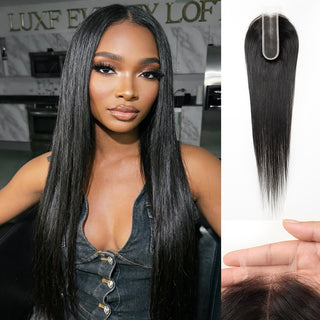 NEWMISS 2x6 Transparent Lace Closure Skinlike Human