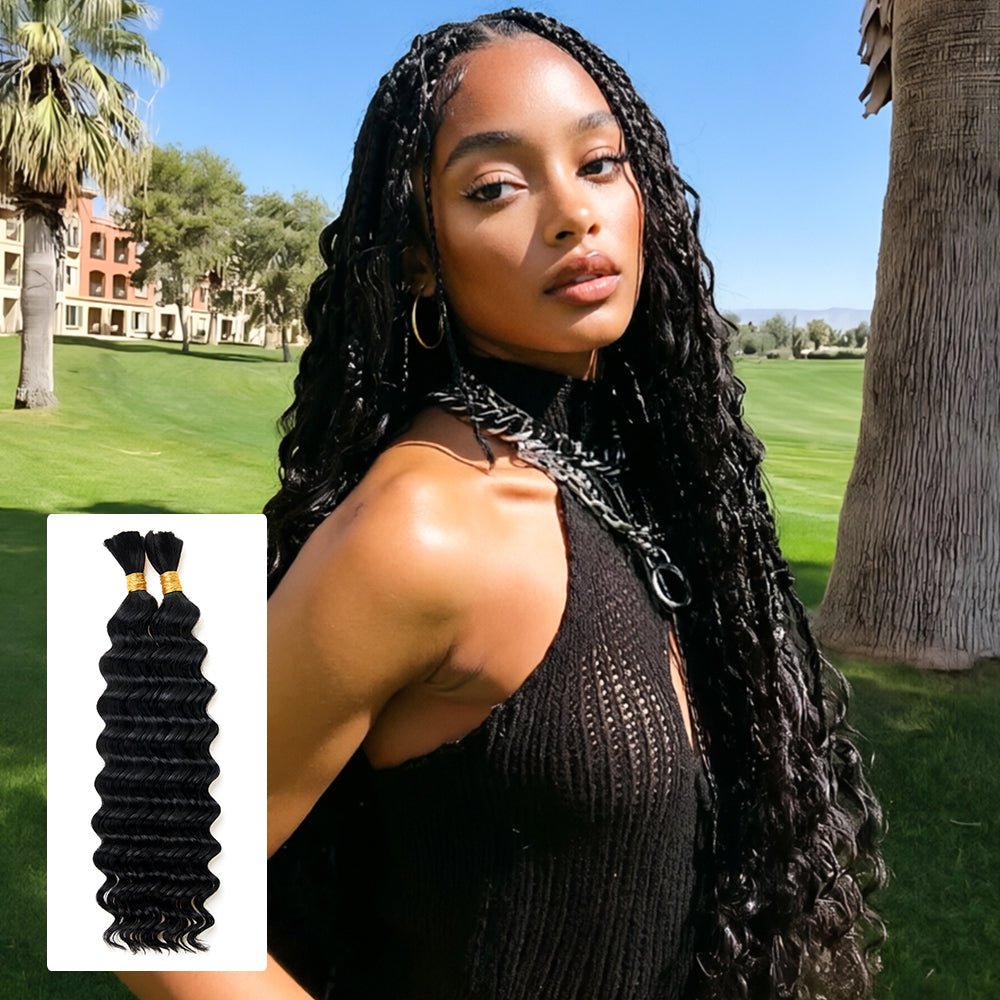 Newmiss Deep Wave Crochet Hair – Easy Installation Curly Human Hair for Protective Hairstyles - newmiss hair