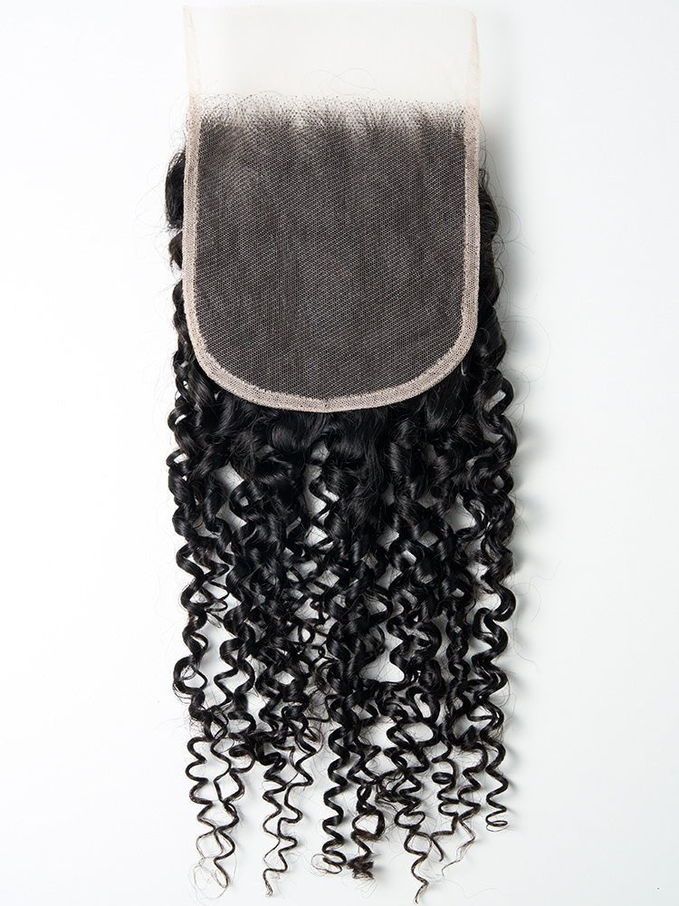 Newmiss Premium Vietnamese Human Hair 3 Pixie Curl Bundles with 2x6 HD Lace Closure - newmiss hair