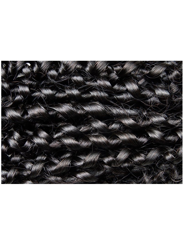 Newmiss Premium Vietnamese Human Hair 3 Pixie Curl Bundles with 2x6 HD Lace Closure - newmiss hair