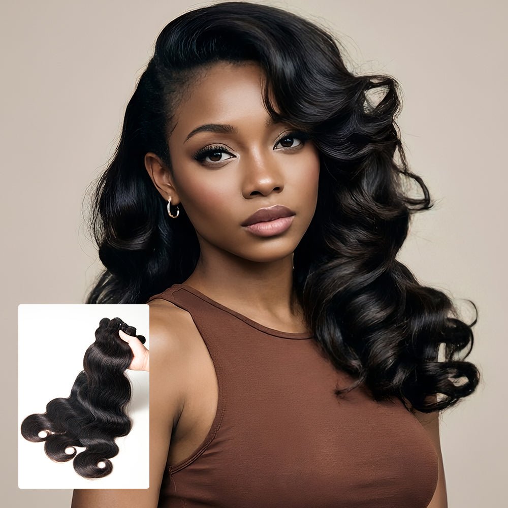NEWMISS Raw Bundles Human Hair Body Wave 3 Bundles Virgin Remy Human Hair Longer Lifespan - newmiss hair