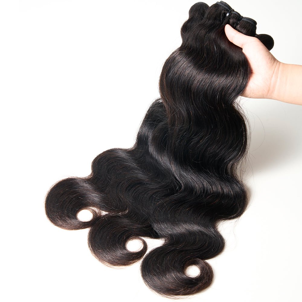 NEWMISS Raw Bundles Human Hair Body Wave 3 Bundles Virgin Remy Human Hair Longer Lifespan - newmiss hair