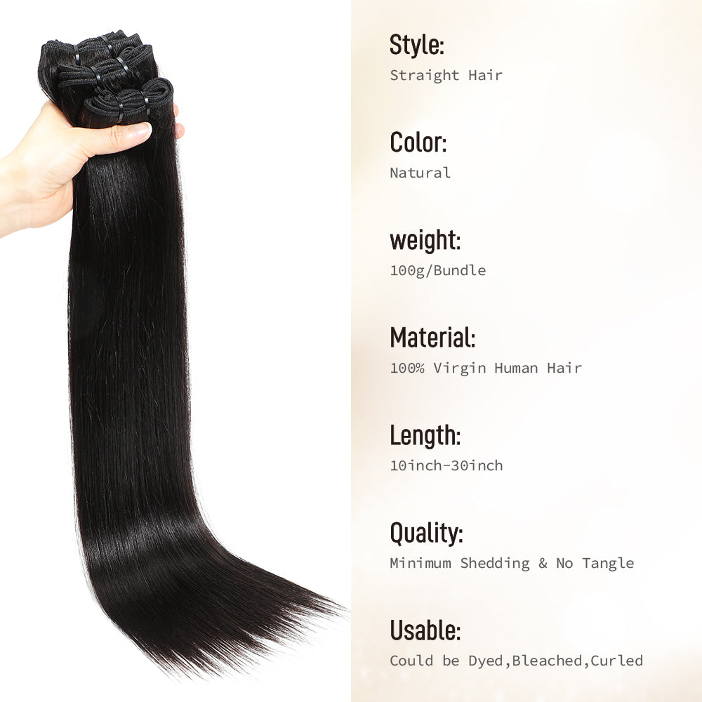 NEWMISS silky straight human hair bundle and product details